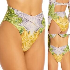 Andrea Iyamah Akacia Woodgrain Bikini Bottom